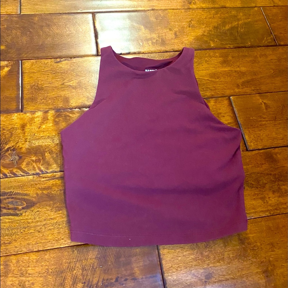 XS Maroon Tank Top from Old Navy